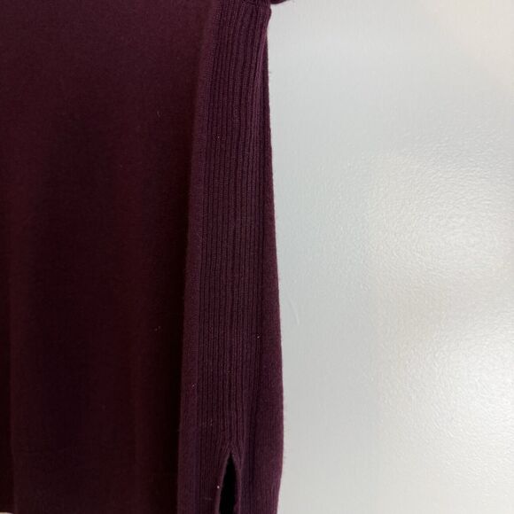 Vince Mock Turtleneck Wool & Cashmere Purple Sweater Women’s Size Small - Picture 10 of 13